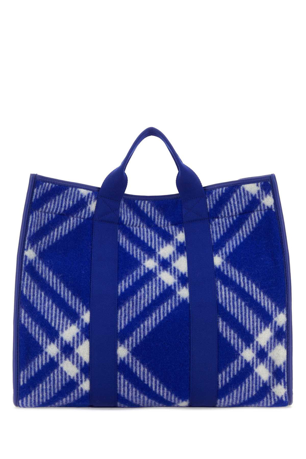 Burberry Men Embroidered Fabric Knight Shopping Bag