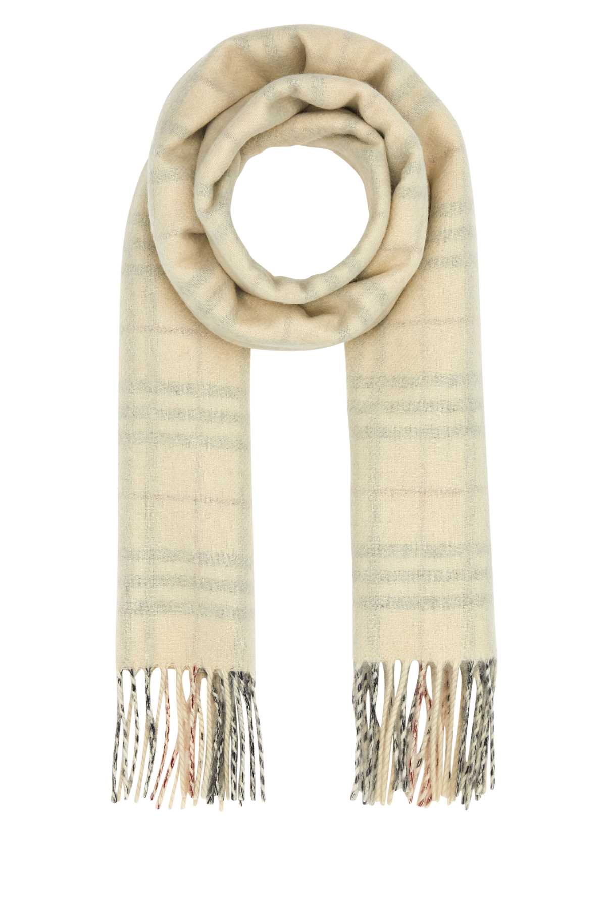 Burberry Men Embroidered Cashmere Scarf