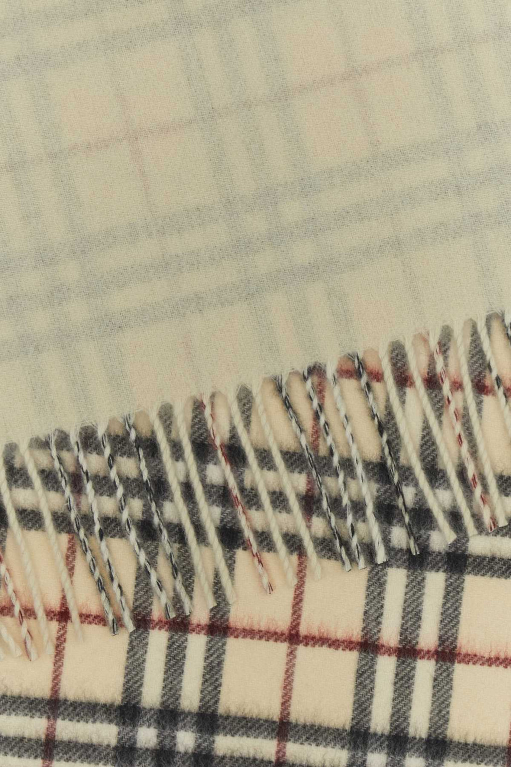 Burberry Men Embroidered Cashmere Scarf