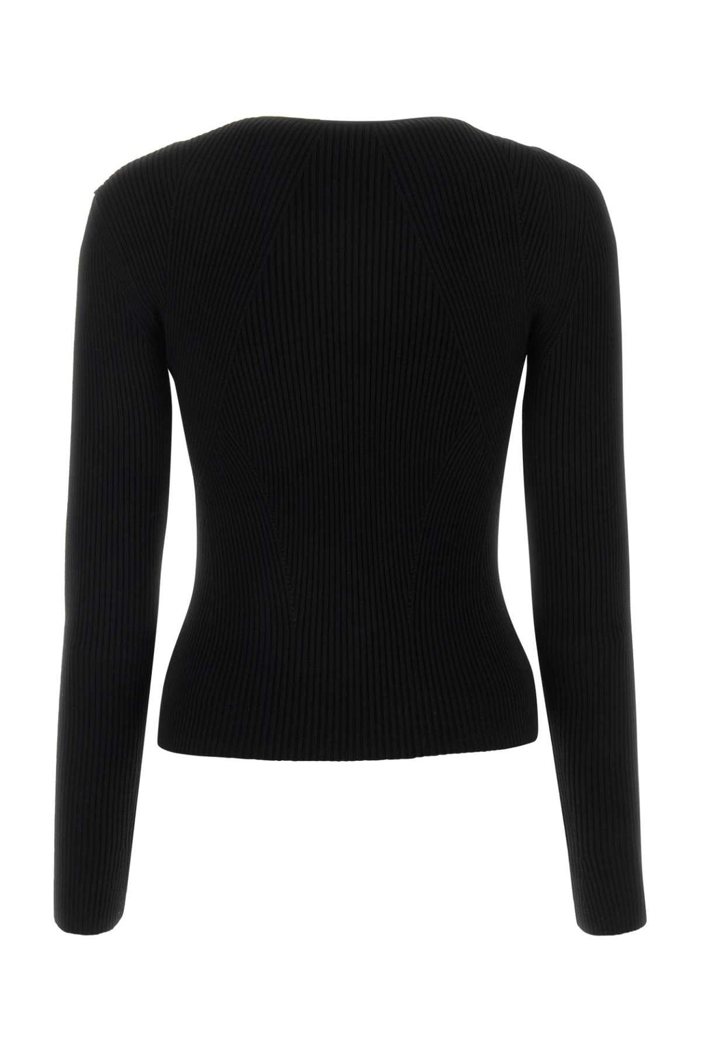Alexander Mcqueen Women Black Wool Blend Sweater