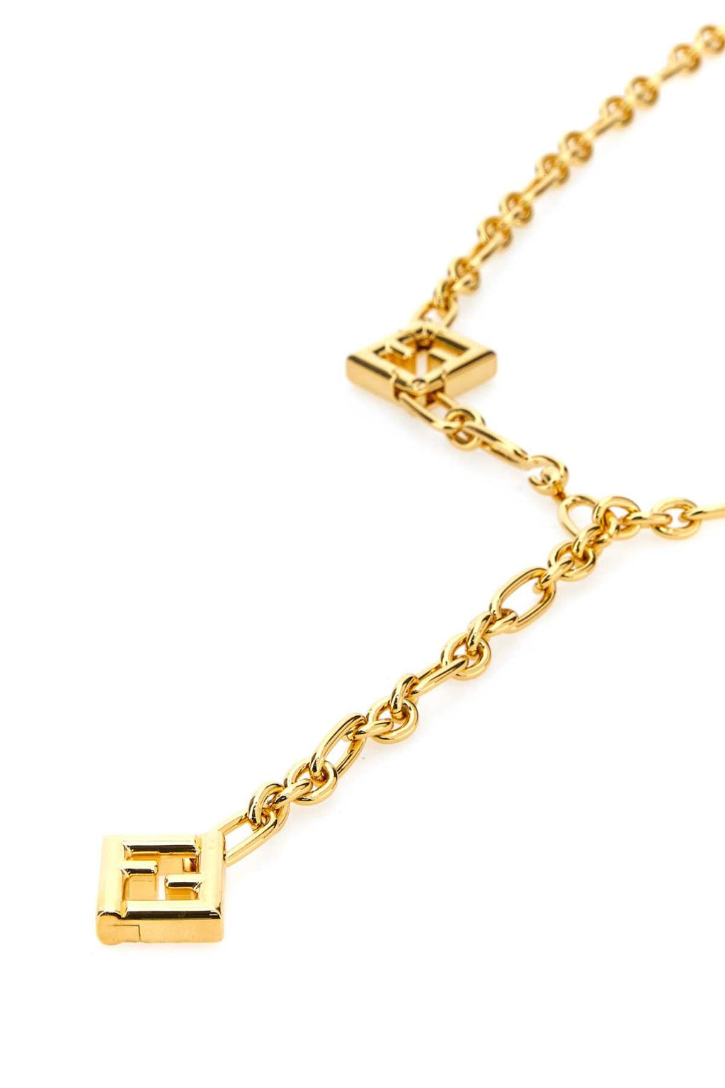 Fendi Women Golden Metal Belt