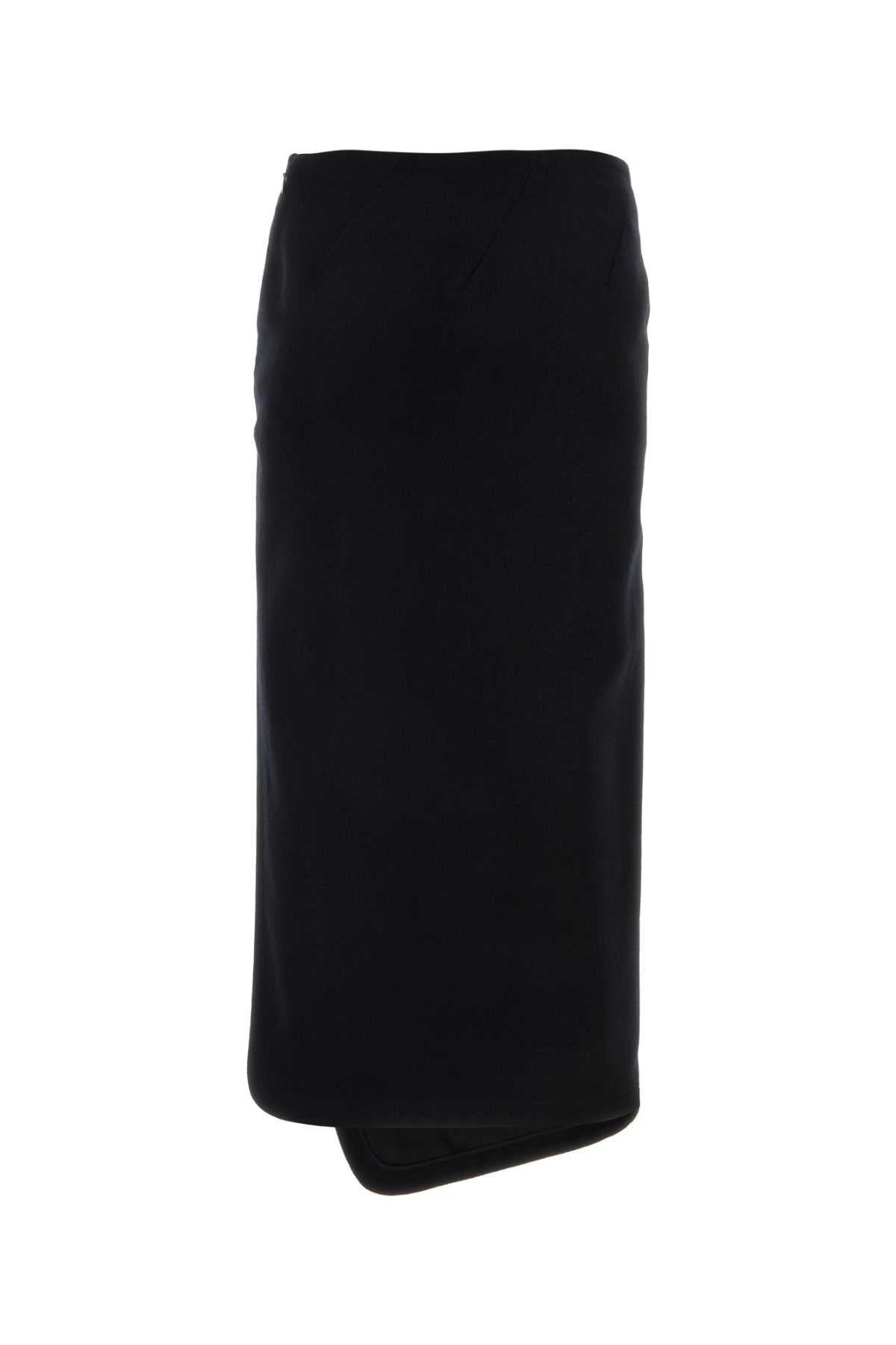 Ann Demeulemeester Women Black Felt Oline Skirt
