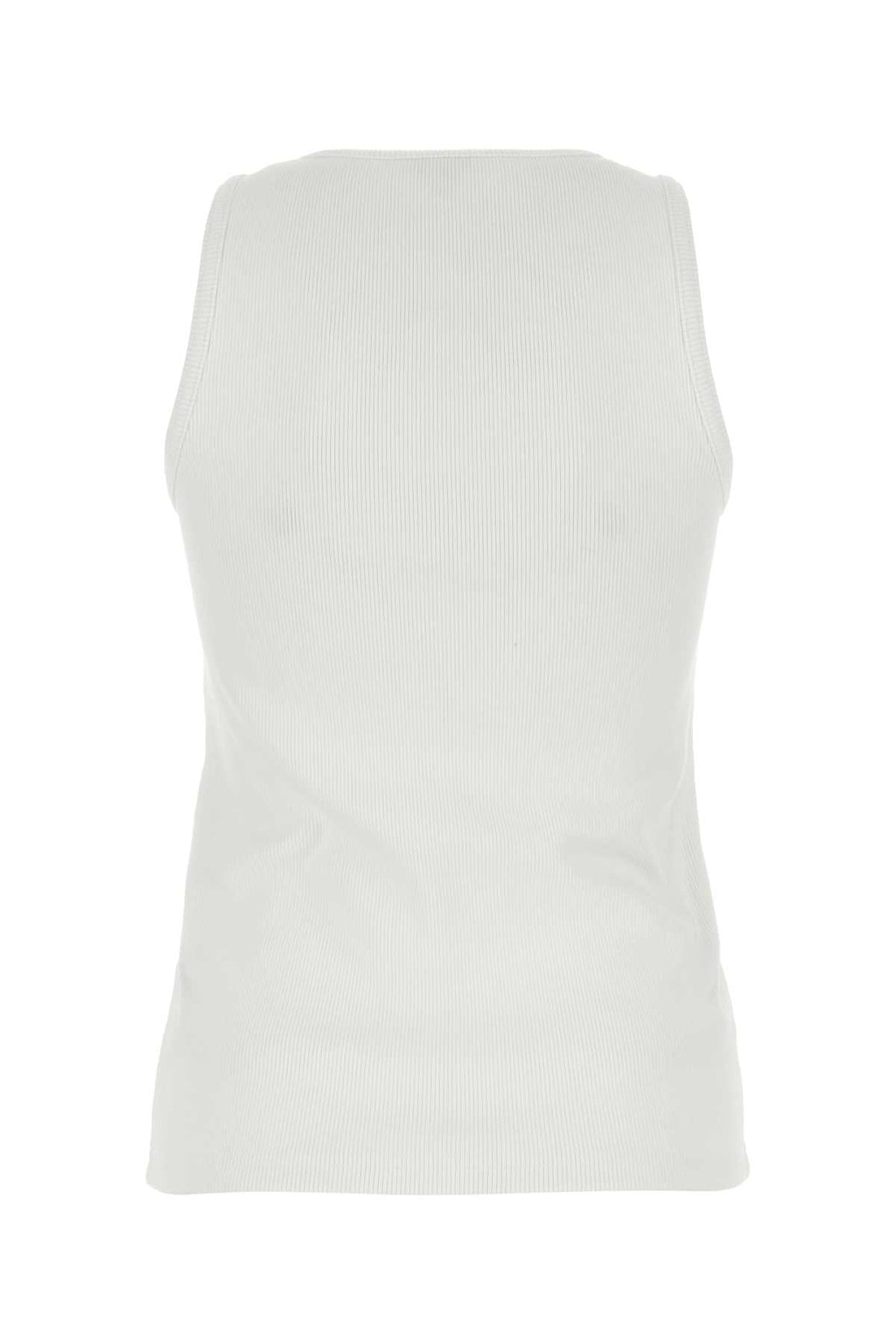 Bottega Veneta Women White Stretch Cotton Tank Top