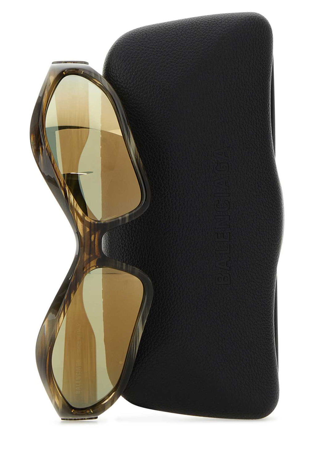 Balenciaga Men Multicolor Acetate Fennec Oval Sunglasses