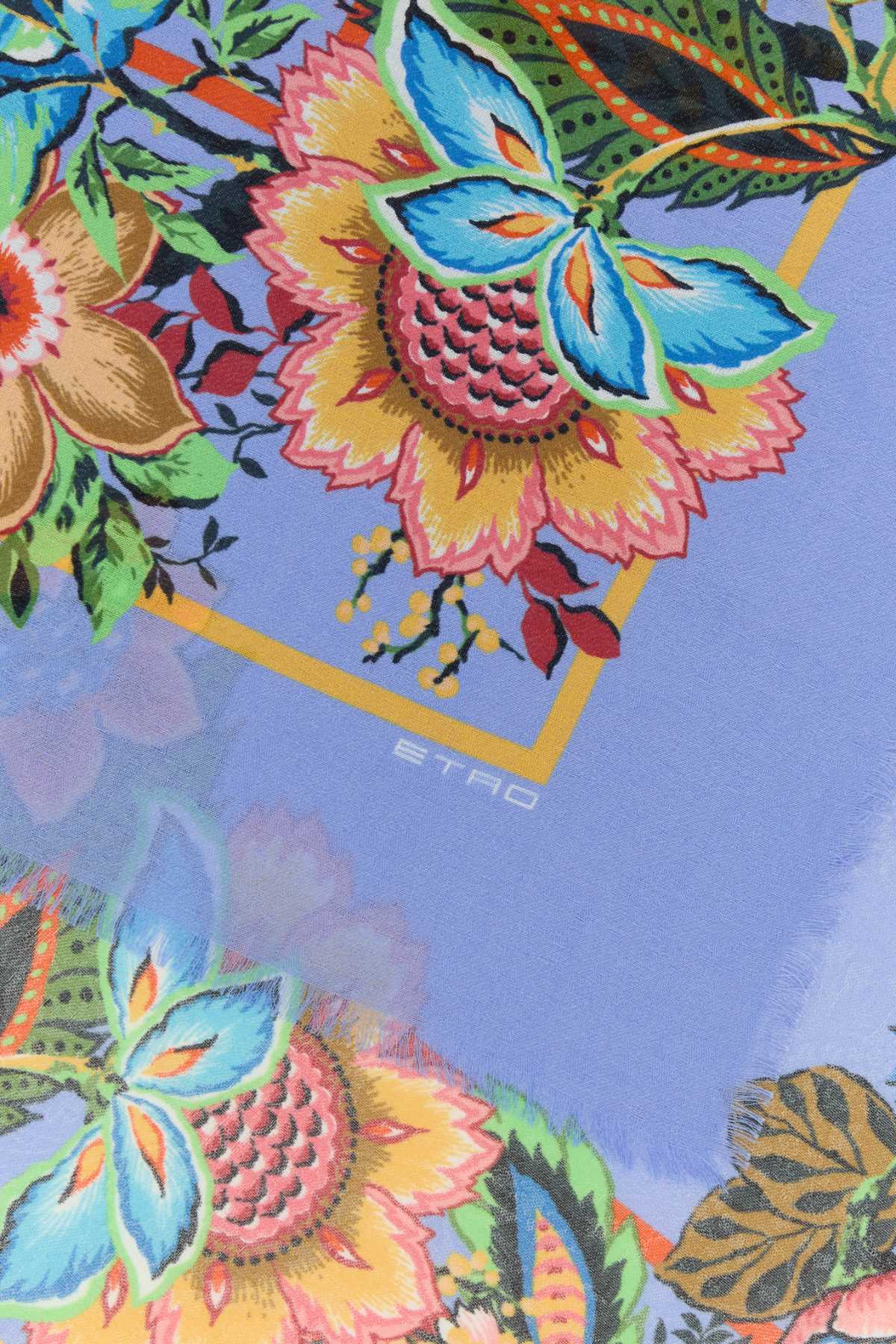 Etro Women Printed Cotton Blend Foulard