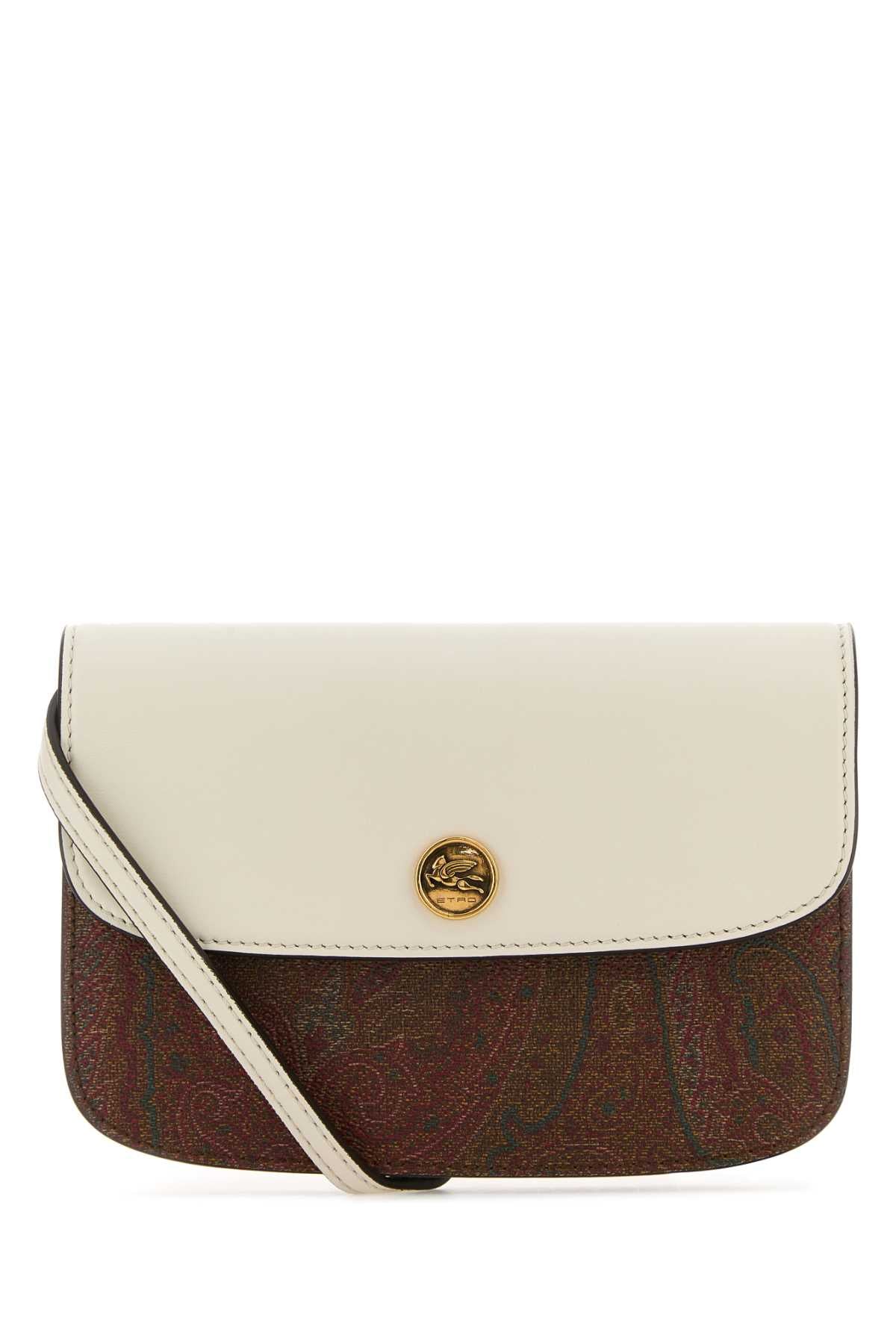 Etro Women Printed Canvas Essential Xs Crossbody Bag