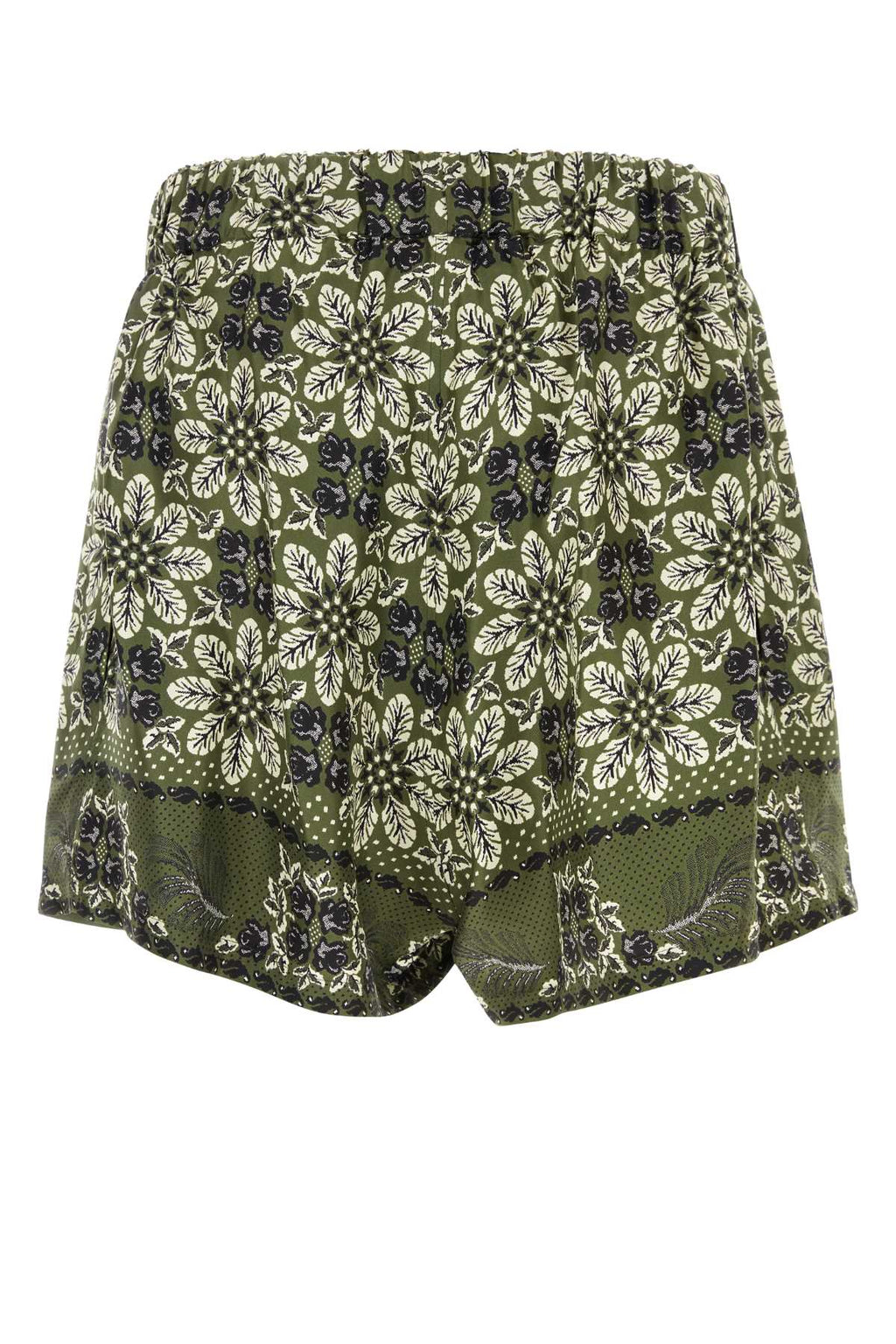 Etro Men Printed Silk Bermuda Shorts