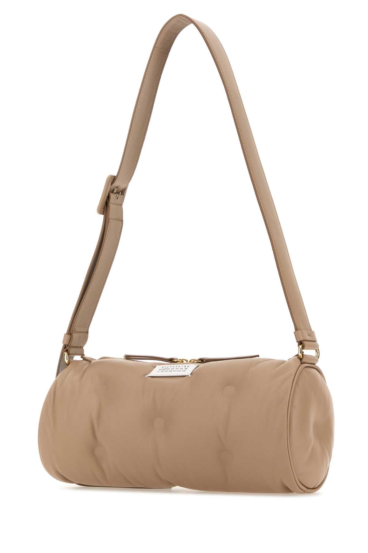 Maison Margiela Women Powder Pink Nappa Leather Glam Slam Crossbody Bag