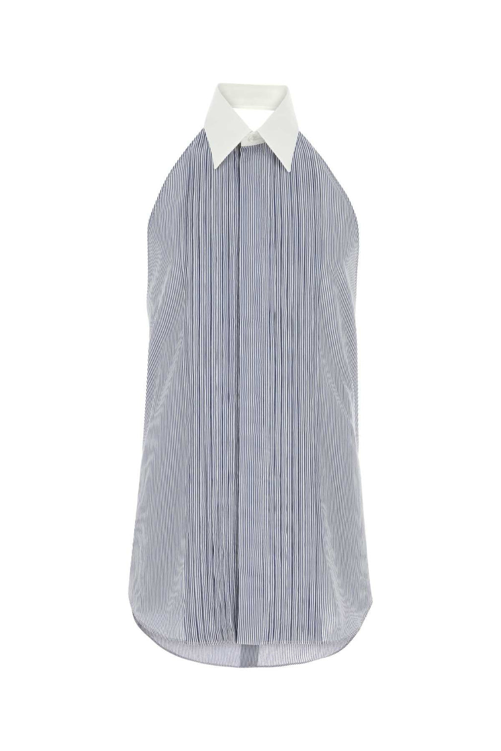 Fendi Men Embroidered Viscose Blend Shirt