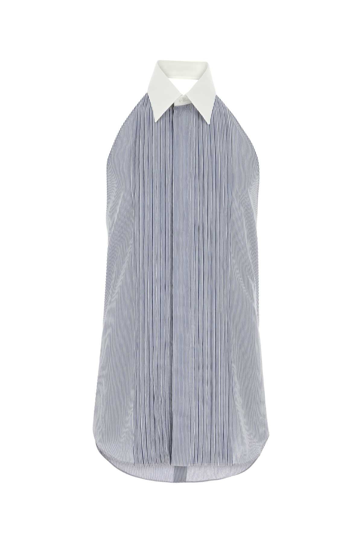 Fendi Men Embroidered Viscose Blend Shirt