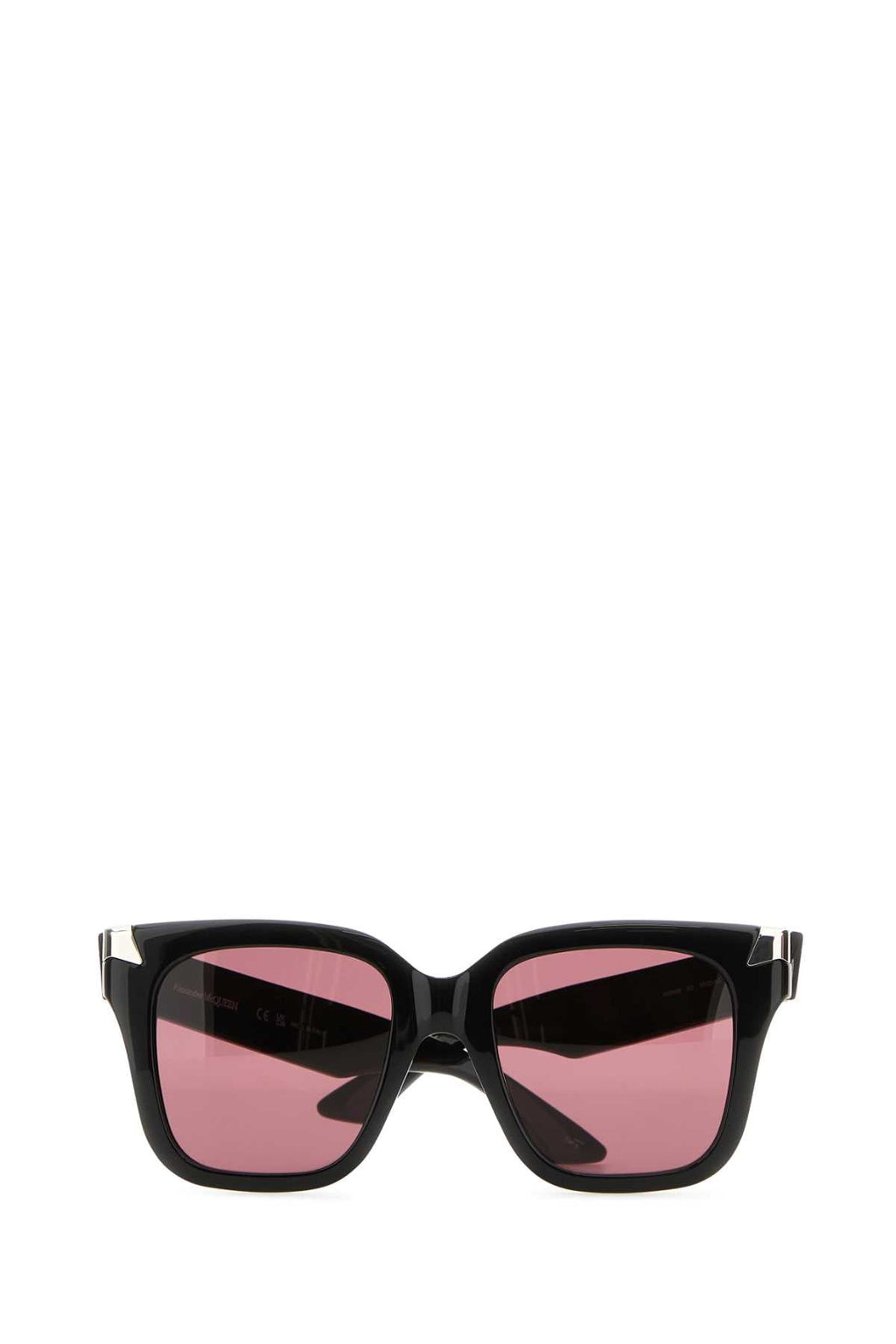 Alexander Mcqueen Women Black Acetate Punk Rivet Sunglasses