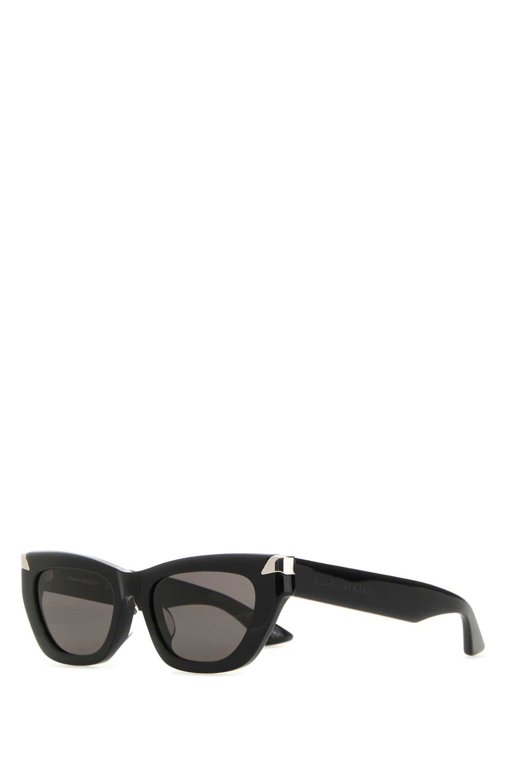 Alexander Mcqueen Women Black Acetate Punk Rivet Sunglasses