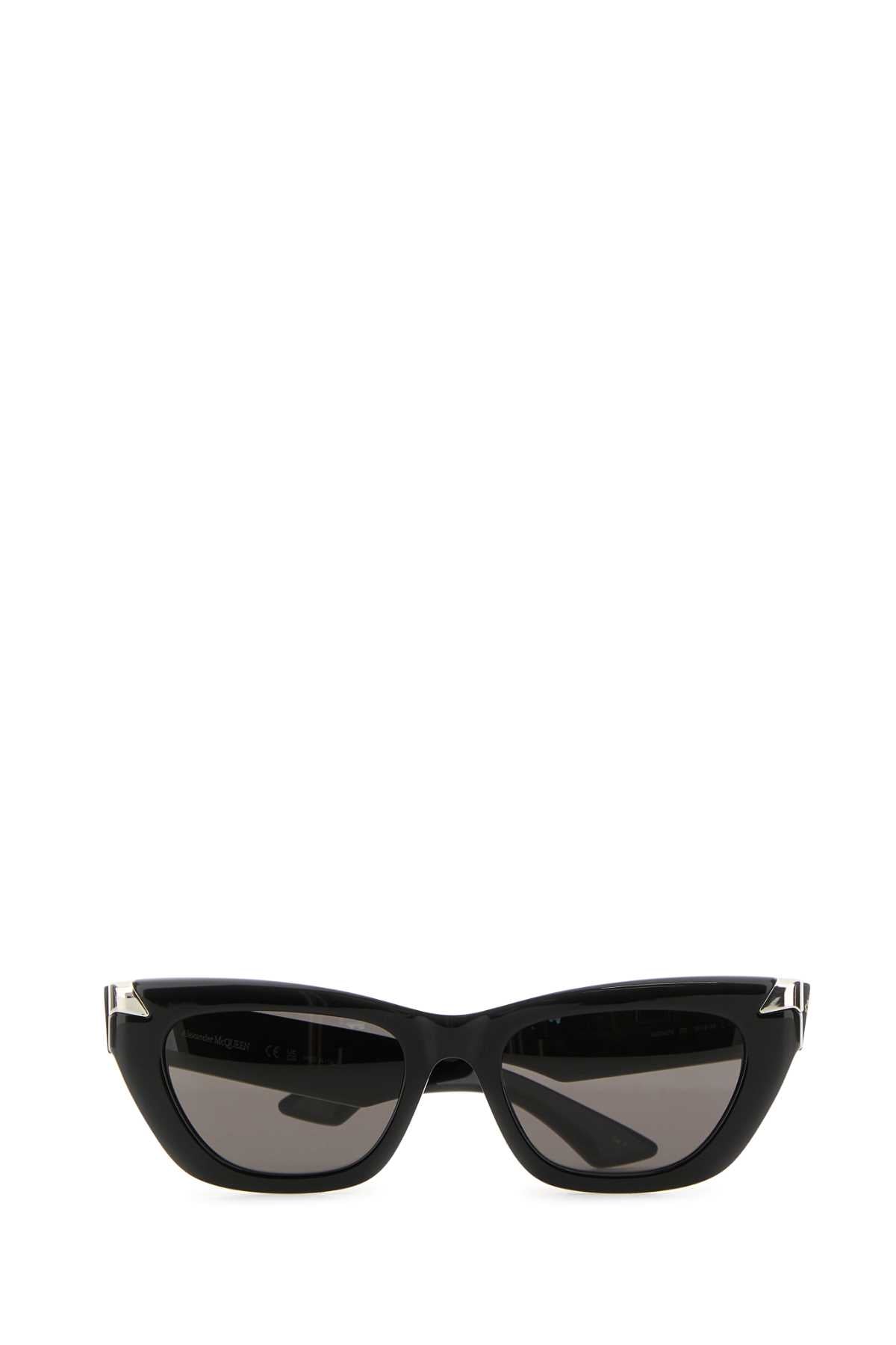 Alexander Mcqueen Women Black Acetate Punk Rivet Sunglasses