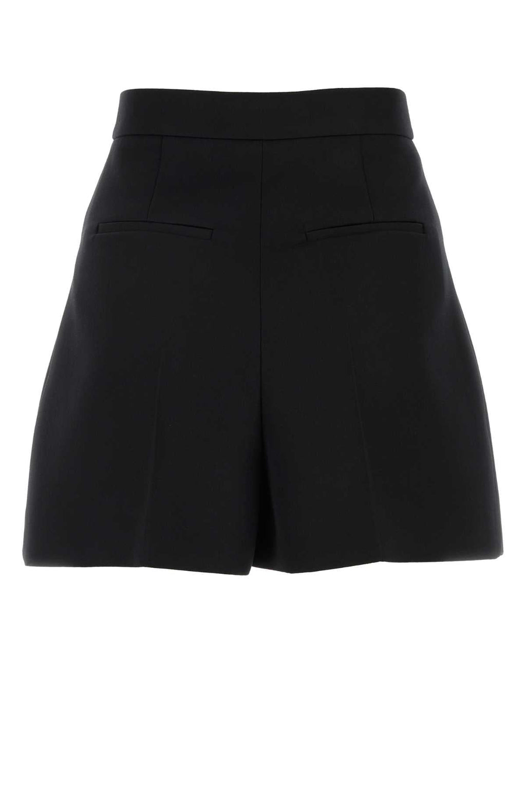 Alexander Mcqueen Women Black Wool Shorts
