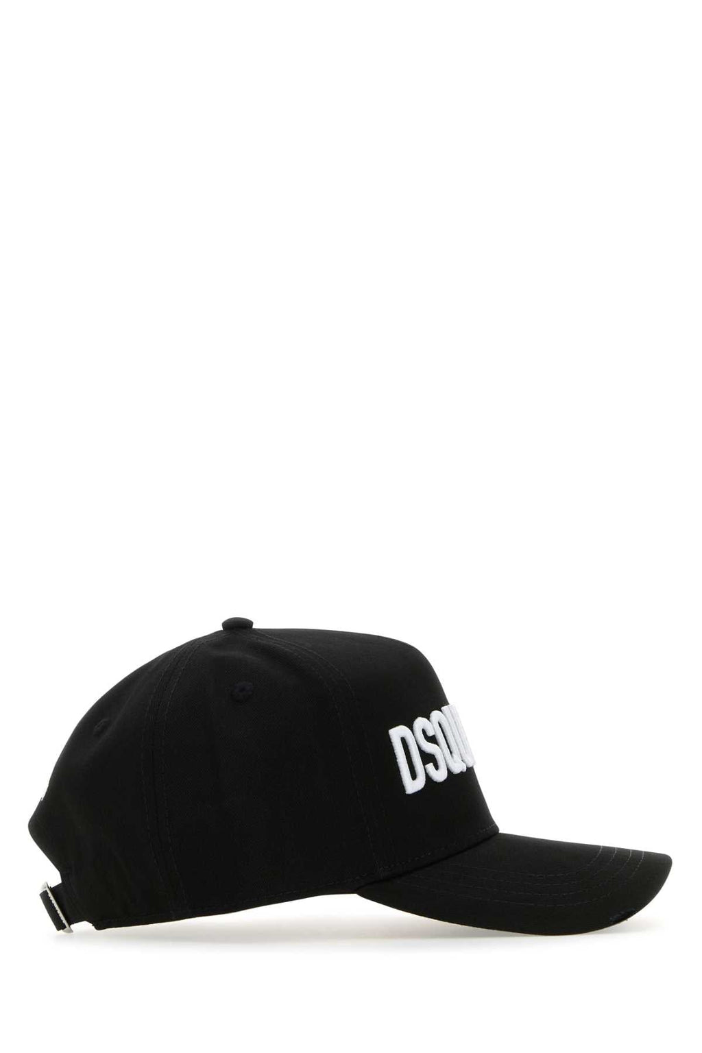 Dsquared Men Black Cotton Baseball Cap