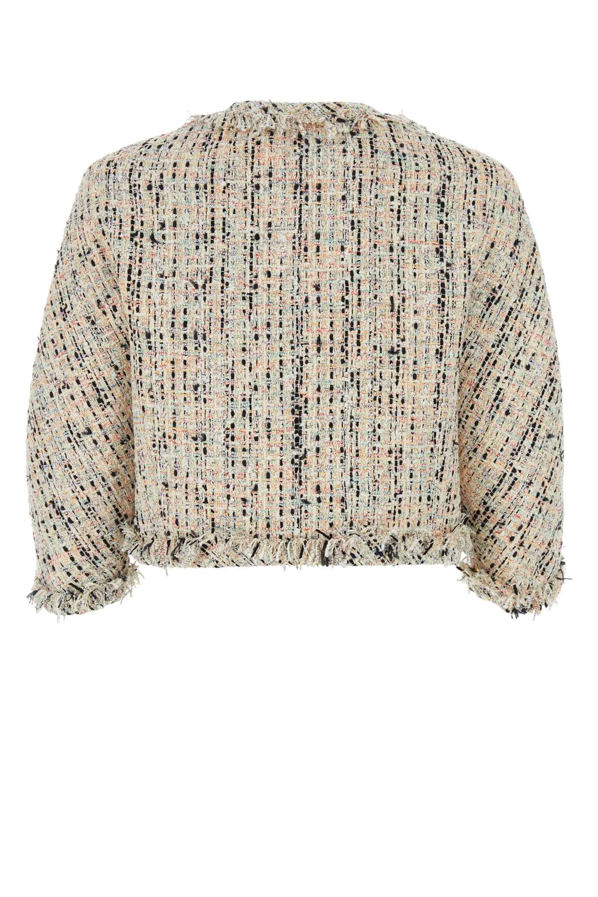Alexander Mcqueen Women Multicolor Tweed Blazer