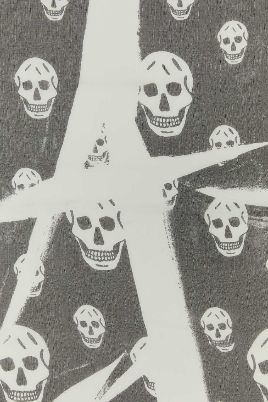 Alexander Mcqueen Women Printed Silk Foulard