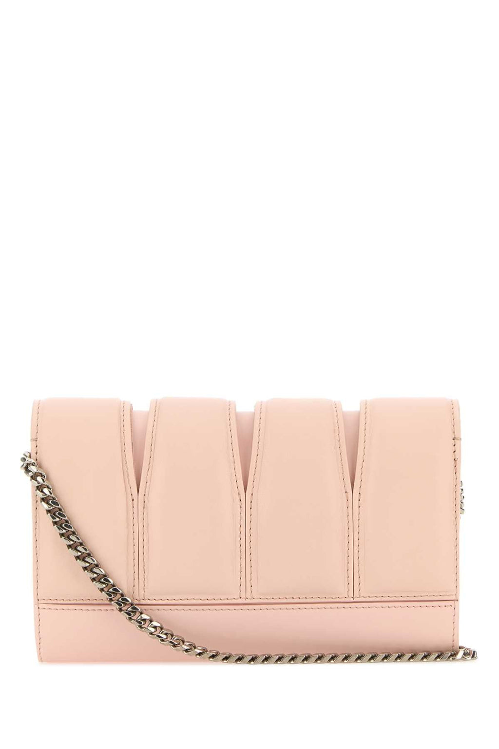 Alexander Mcqueen Women Pink Leather The Slash Clutch