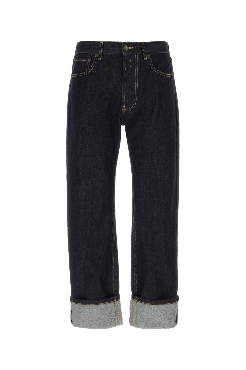 Alexander Mcqueen Men Dark Blue Denim Jeans