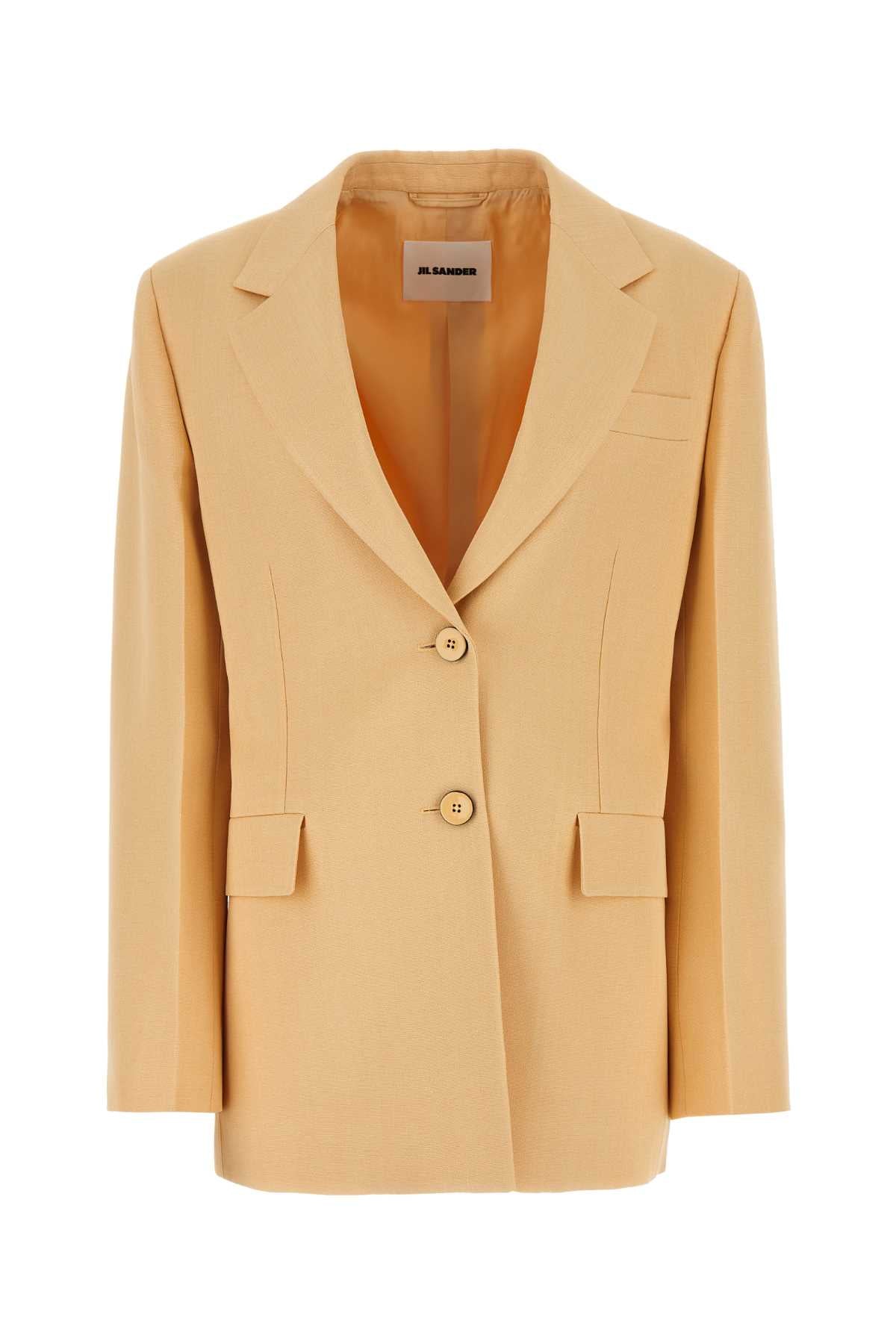 Jil Sander Women Peach Viscose Blend Oversize Blazer