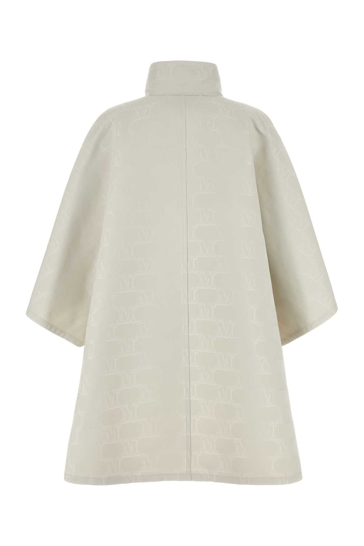 Max Mara Women Chalk Jacquard Cape