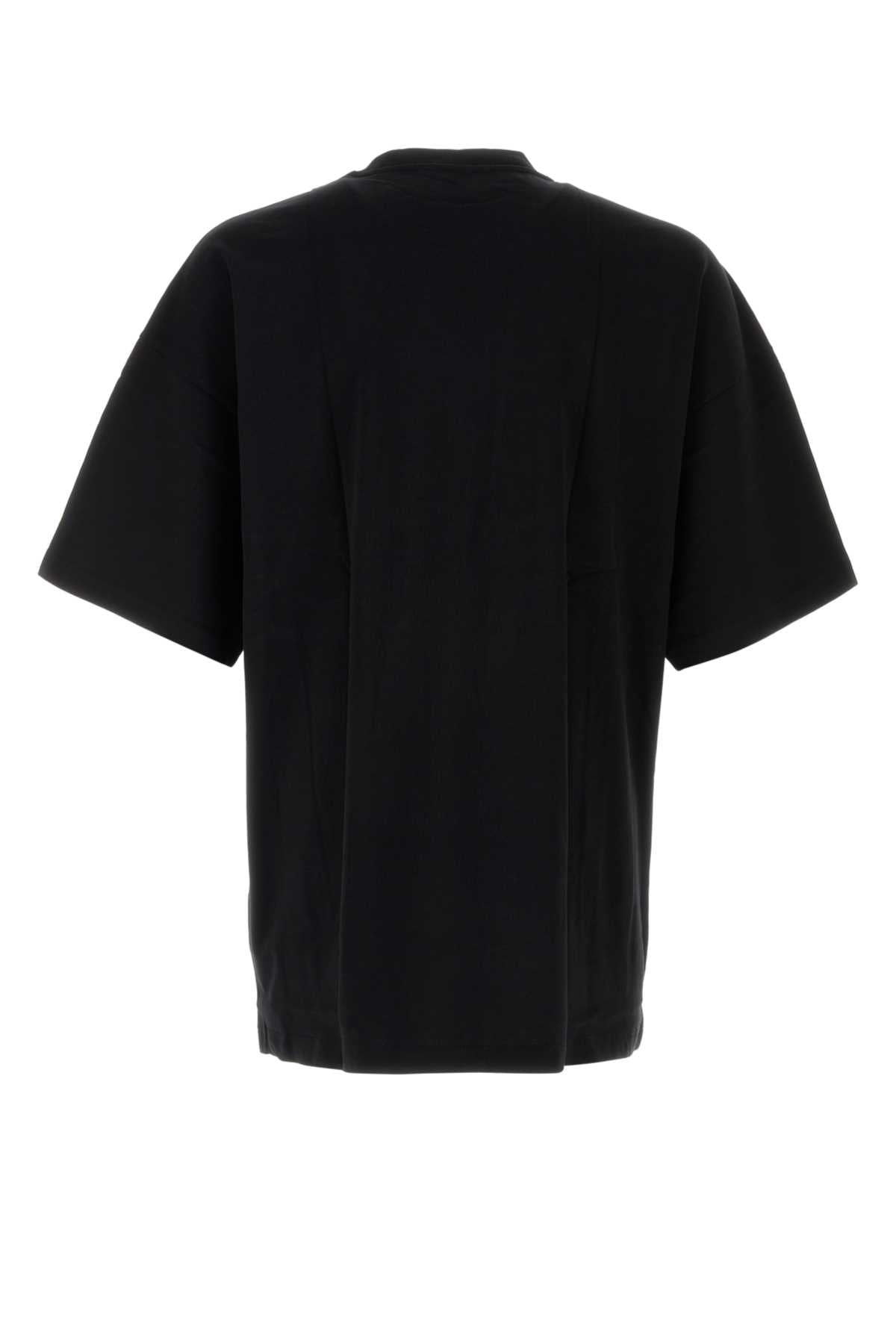 Oamc Men Black Cotton T-Shirt