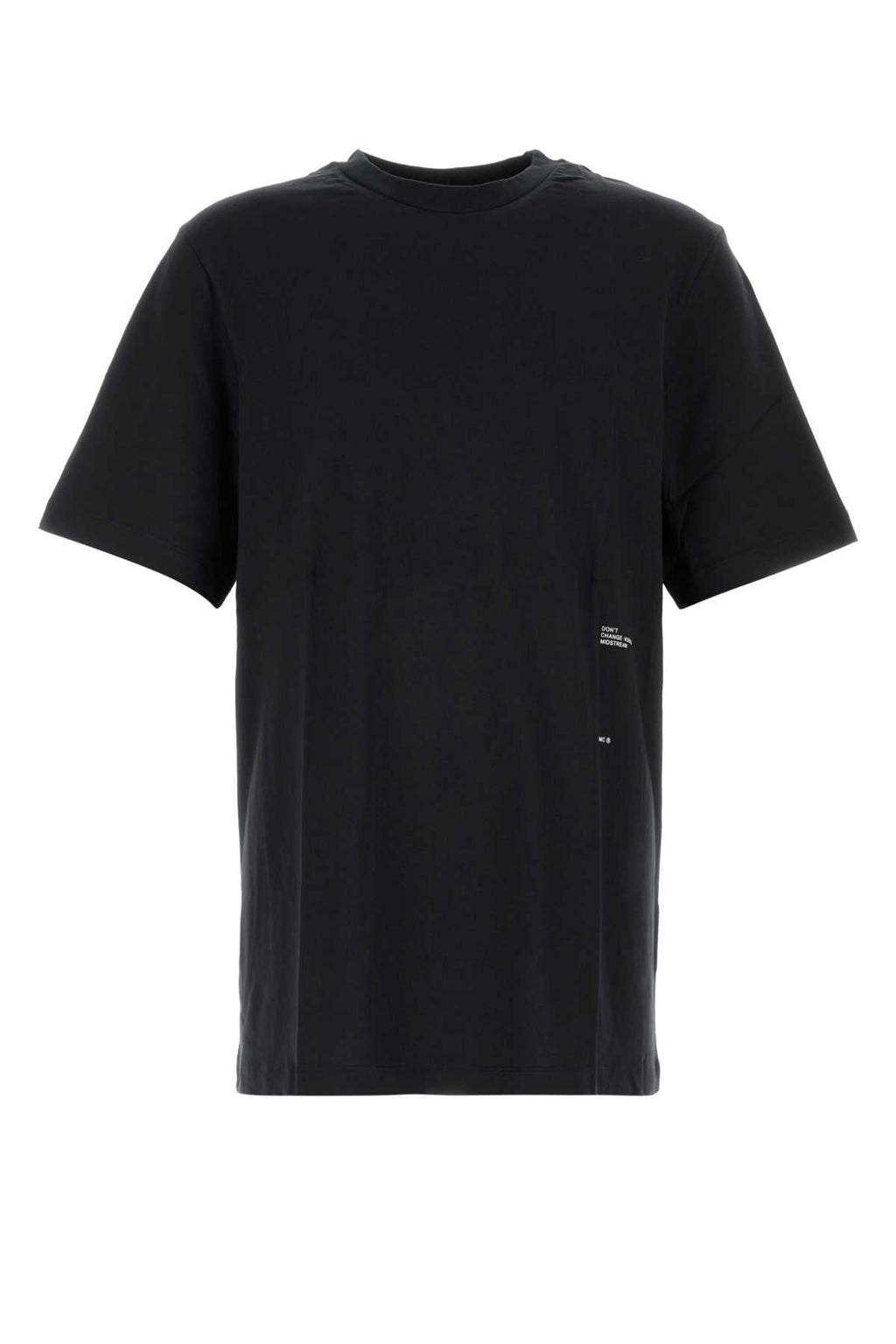 Oamc Men Black Cotton T-Shirt