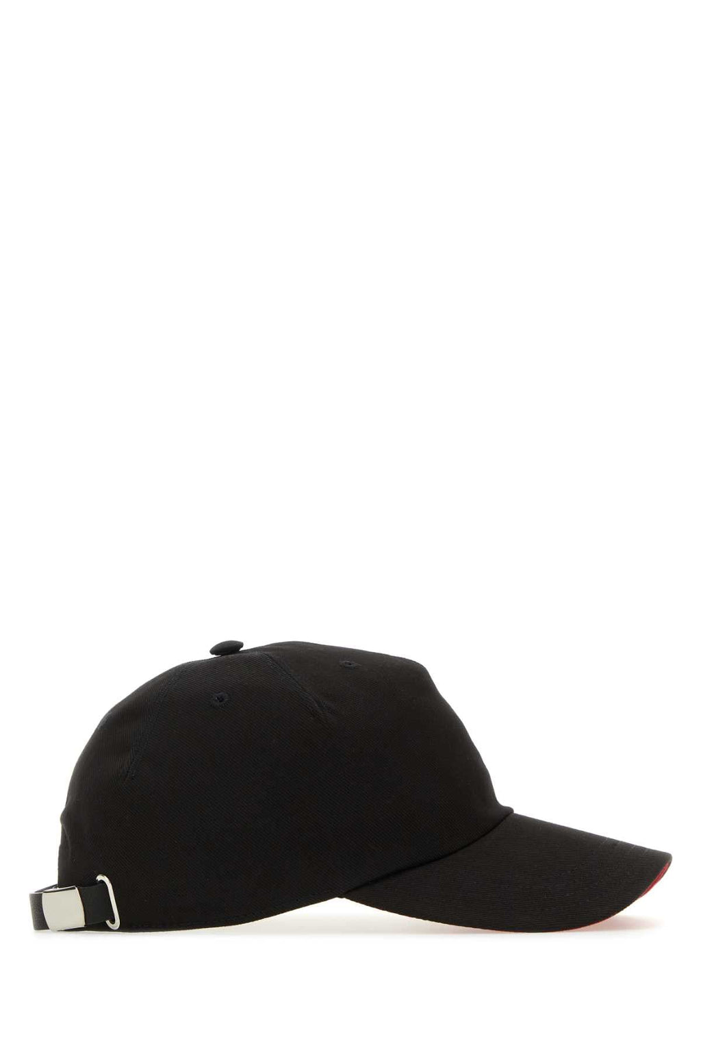 Alexander Mcqueen Men Black Cotton Baseball Hat