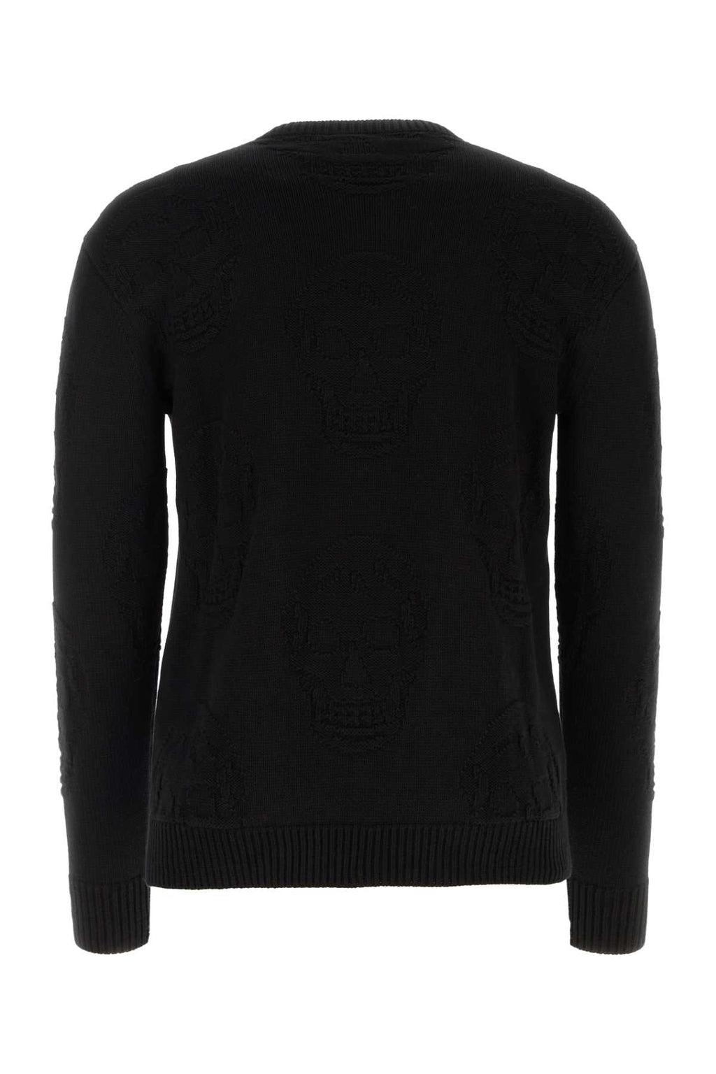 Alexander Mcqueen Men Black Cotton Sweater