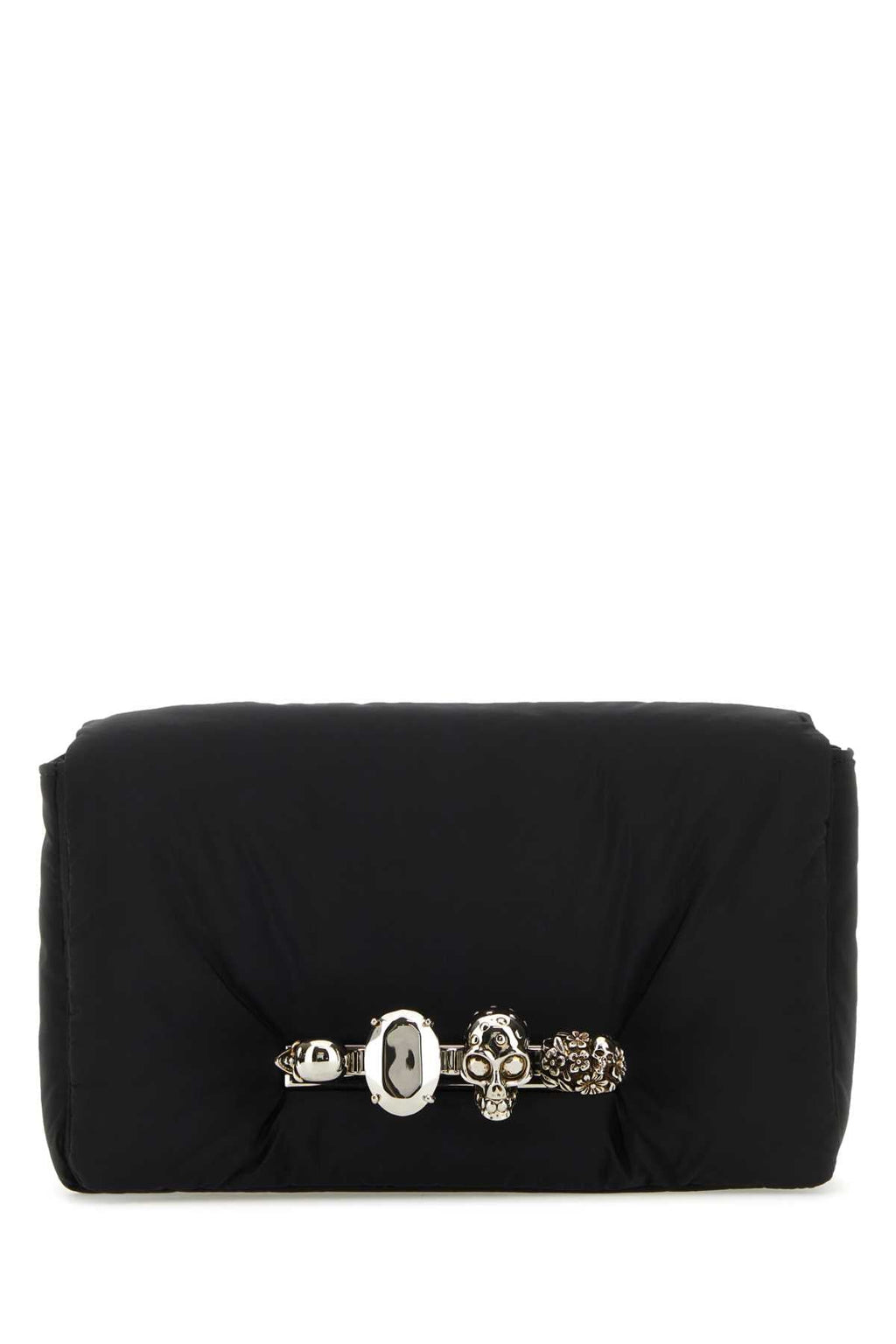 Alexander Mcqueen Men Black Nylon The Puffy Knuckle Belt Bag