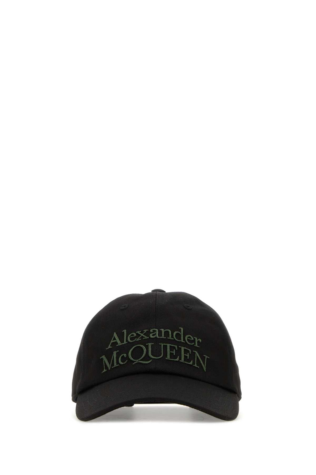 Alexander Mcqueen Men Black Cotton Baseball Cap