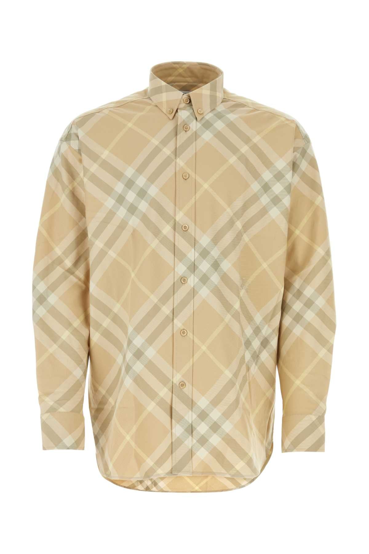 Burberry Men Printed Twill Shirt
