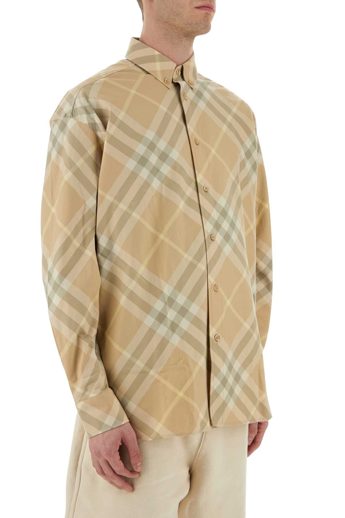 Burberry Men Printed Twill Shirt