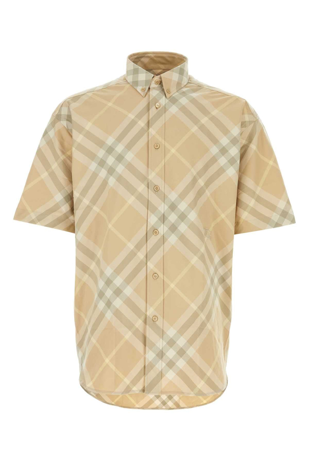 Burberry Men Printed Cotton Shirt