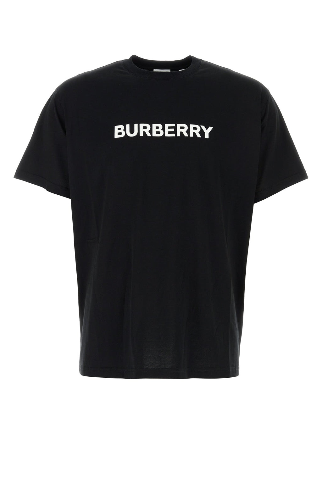 Burberry Men Black Cotton T-Shirt
