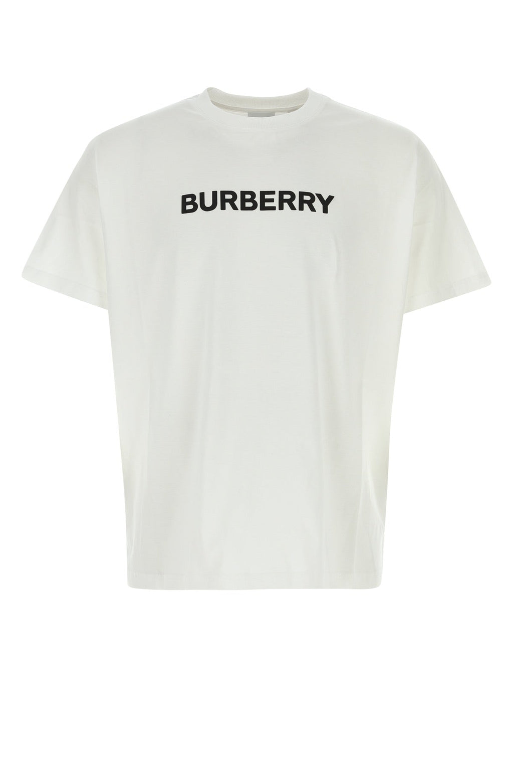 Burberry Men White Cotton T-Shirt