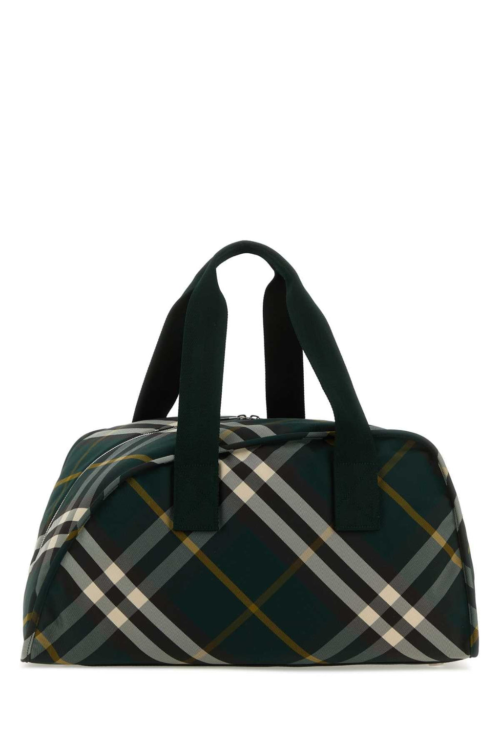 Burberry Men Printed Nylon Shield Travel Bag