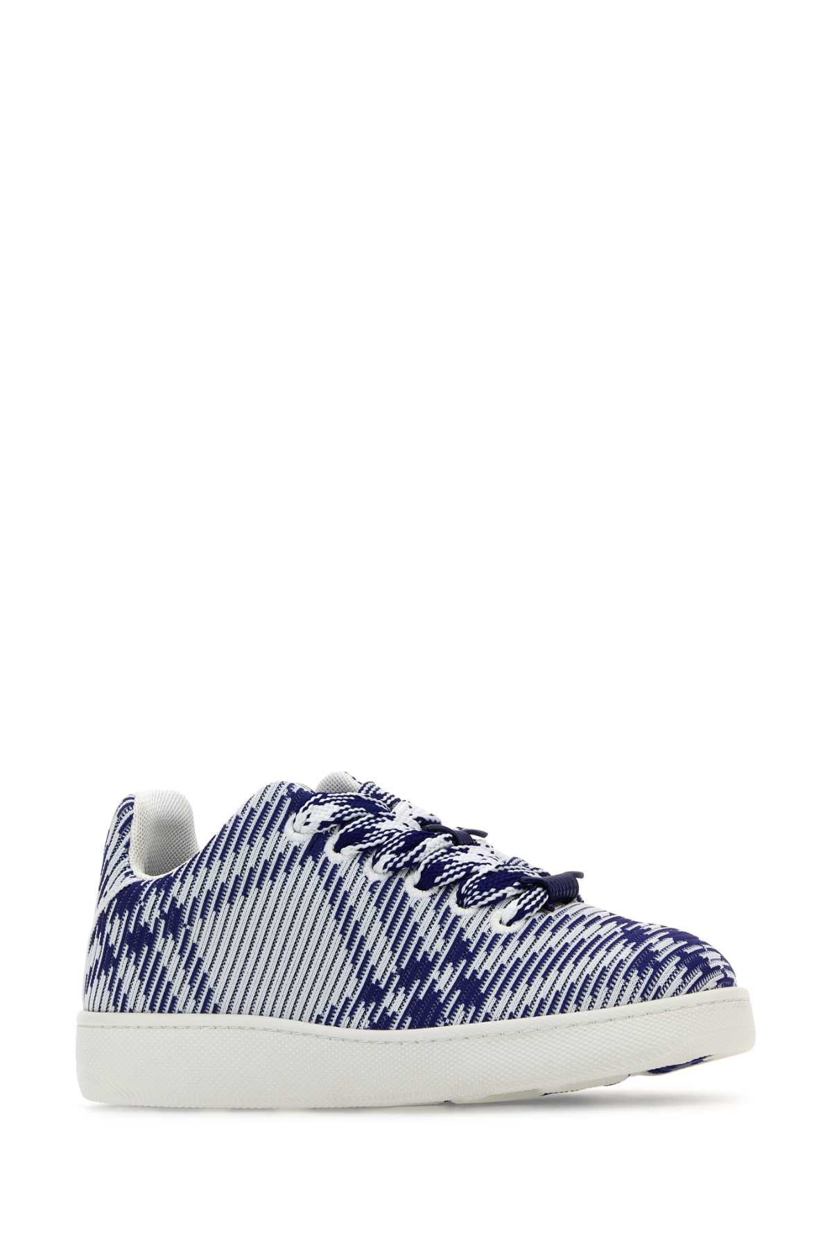 Burberry Men Embroidered Fabric Box Sneakers