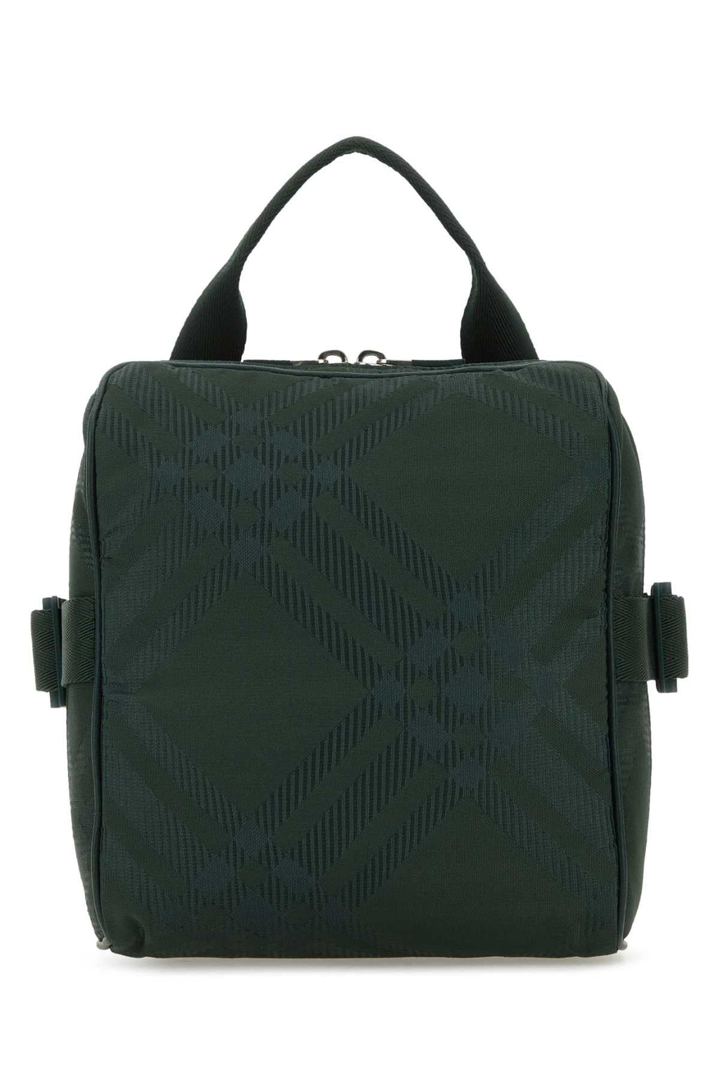 Burberry Men Bottle Green Fabric Crossbody Bag