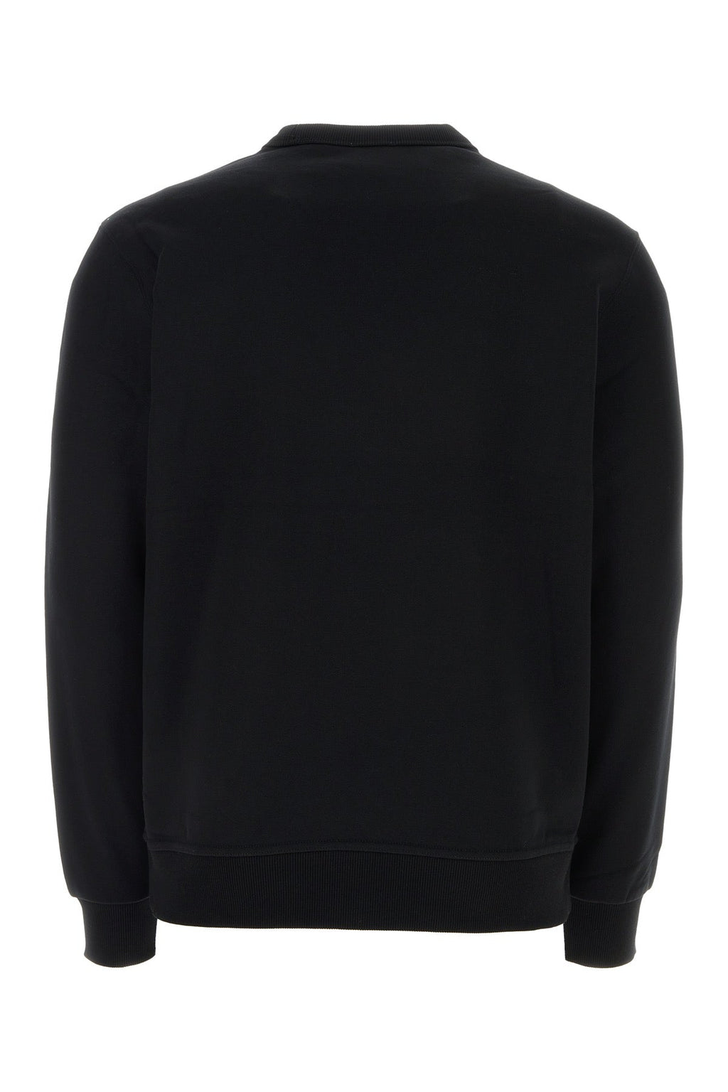 Burberry Men Black Stretch Cotton Oversize Sweater