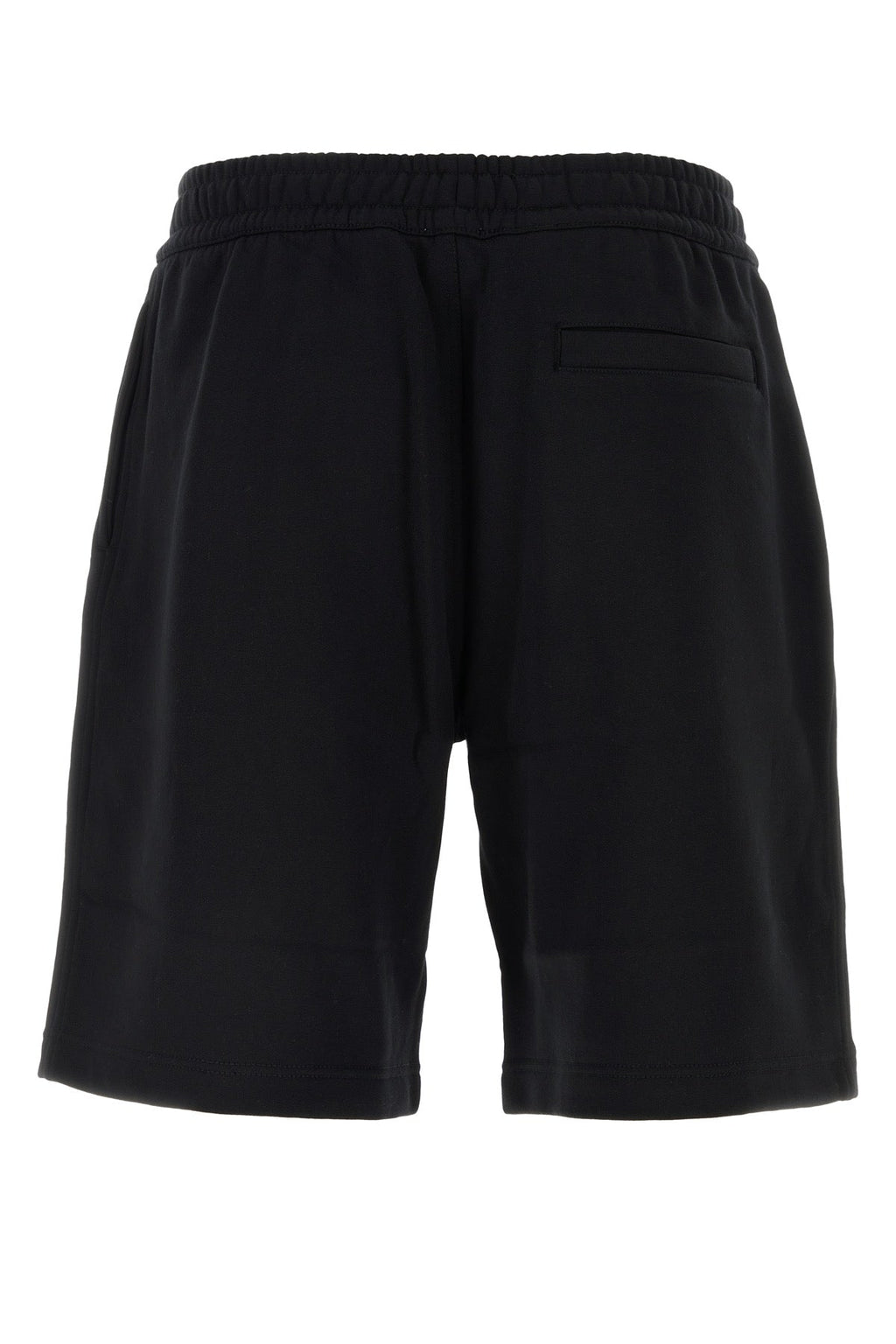 Burberry Men Black Cotton Bermuda Shorts