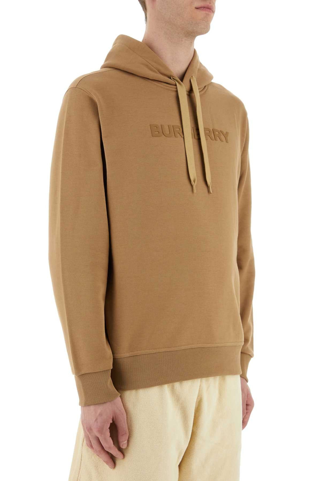 Burberry Men Biscuit Cotton Sweatshirt