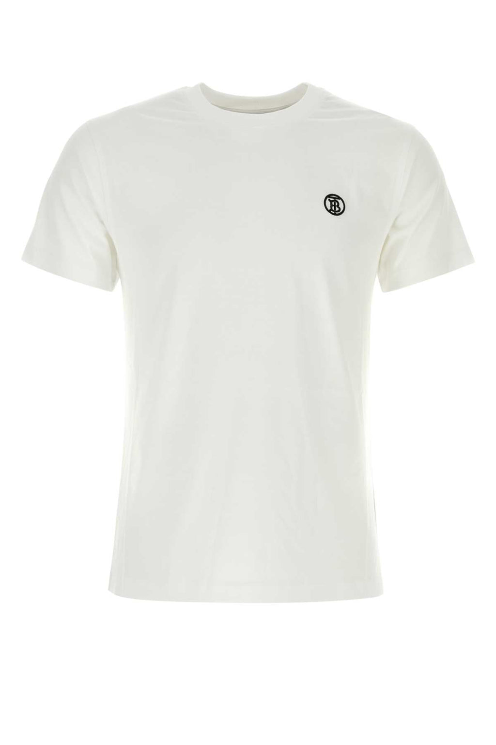 Burberry Men White Cotton T-Shirt