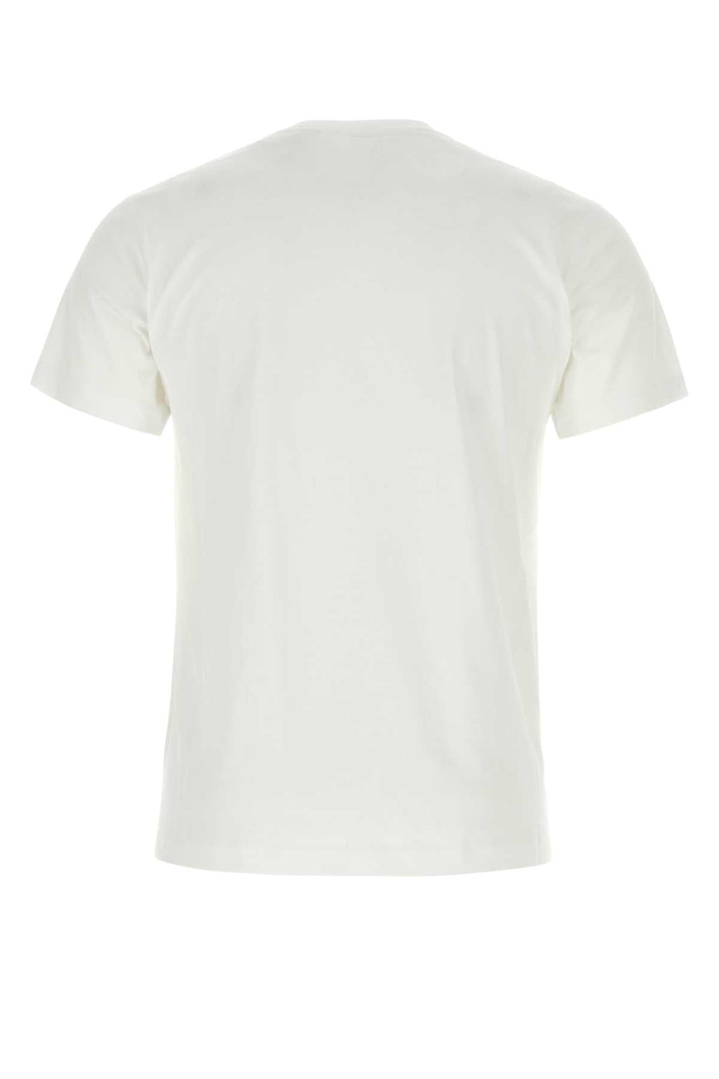 Burberry Men White Cotton T-Shirt