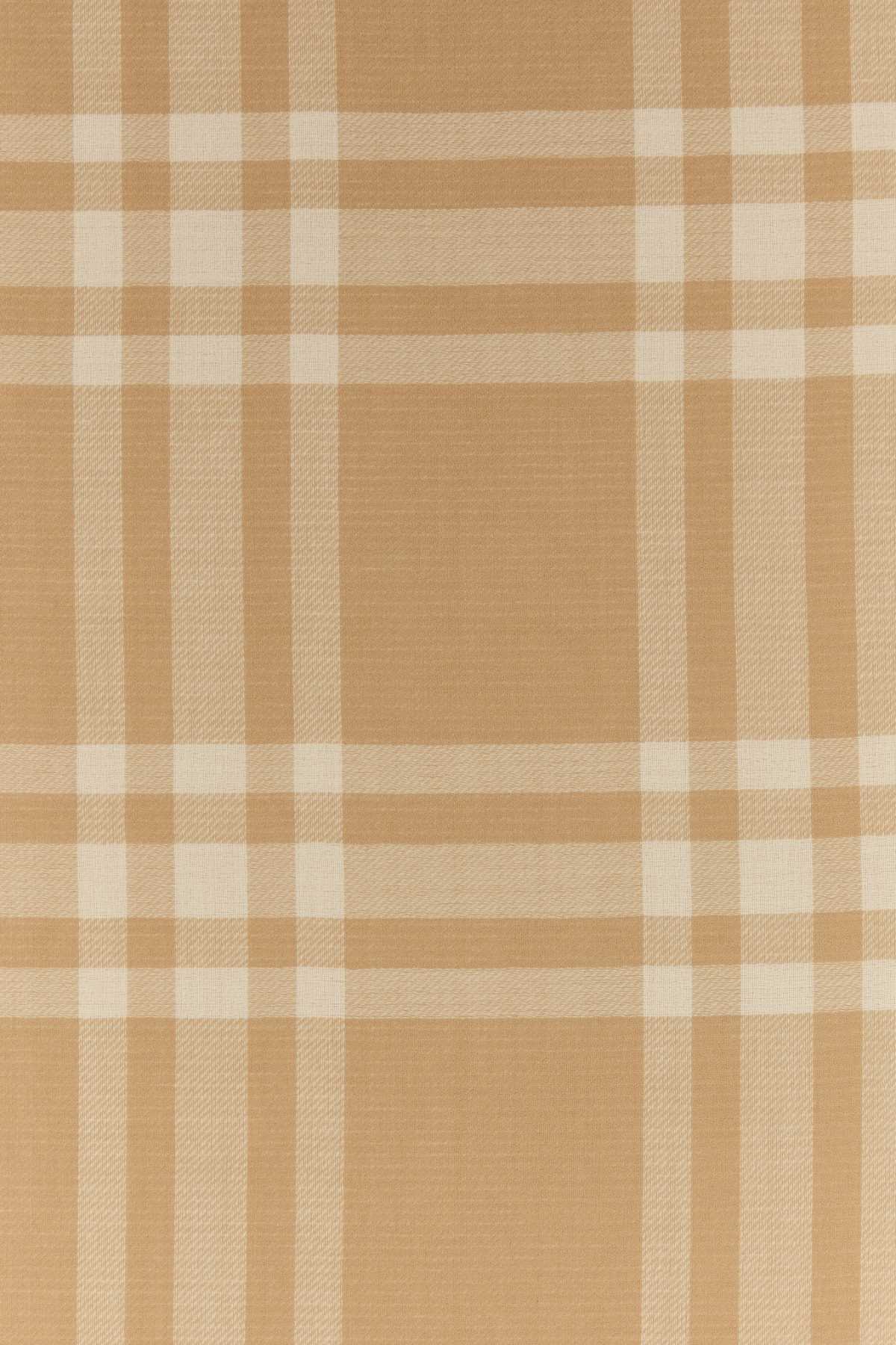 Burberry Women Embroidered Wool Blend Scarf