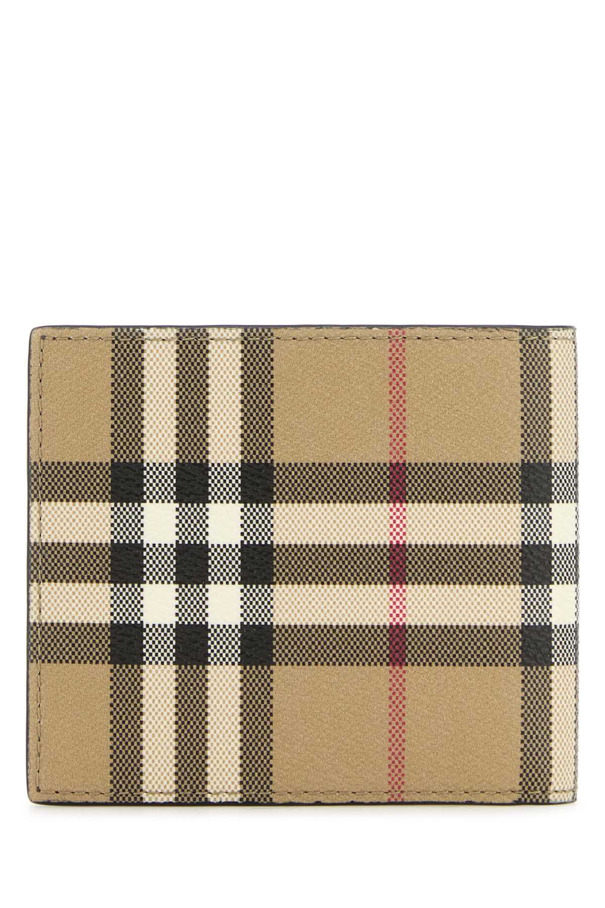 Burberry Men Printed Canvas Wallet