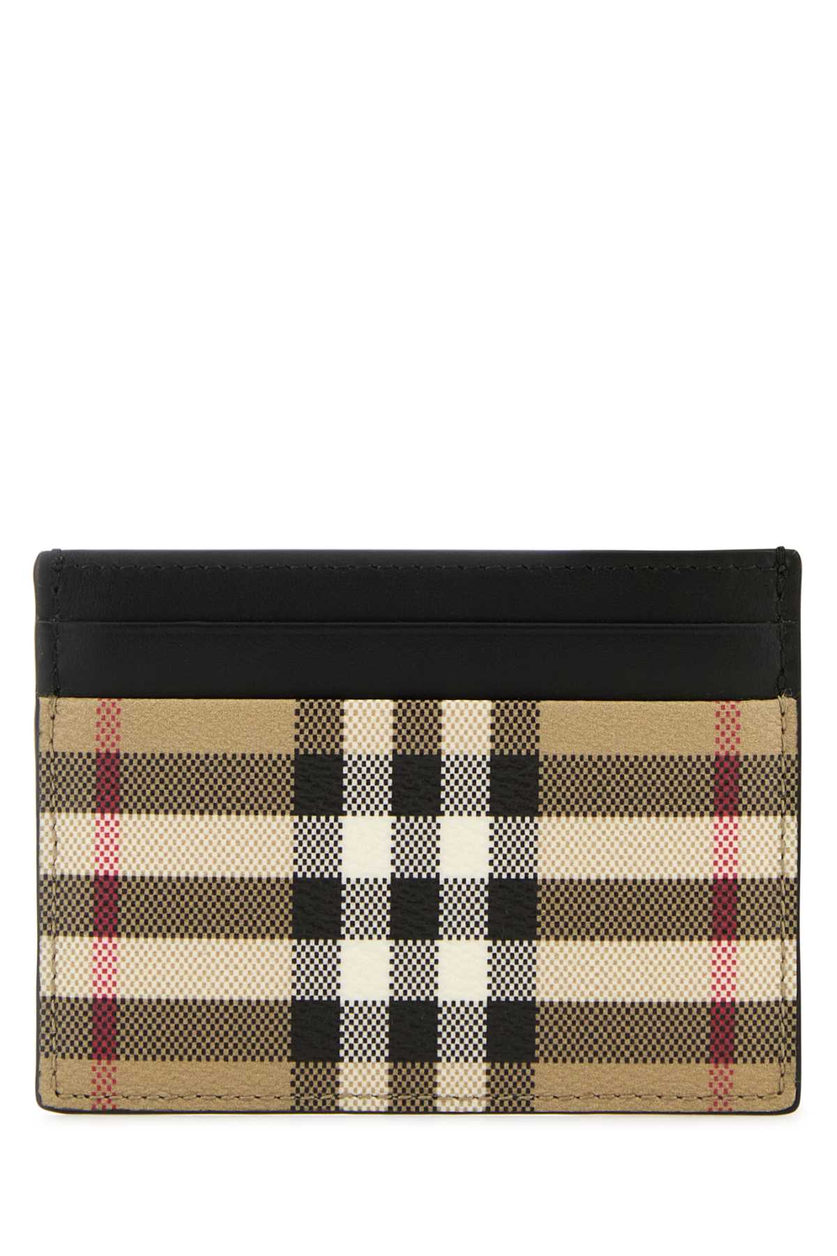 Burberry Men Printed Canvas Card Holder