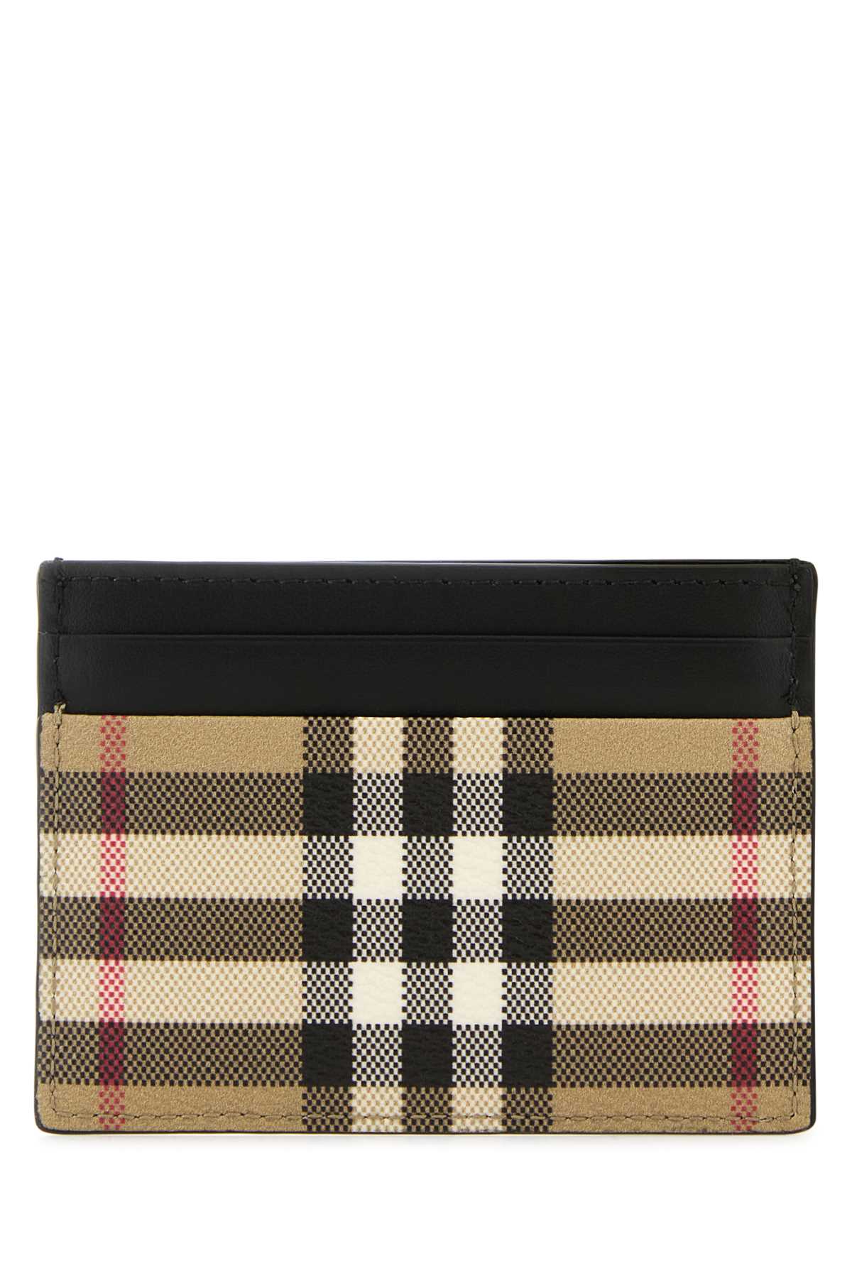 Burberry Men Printed Canvas Card Holder