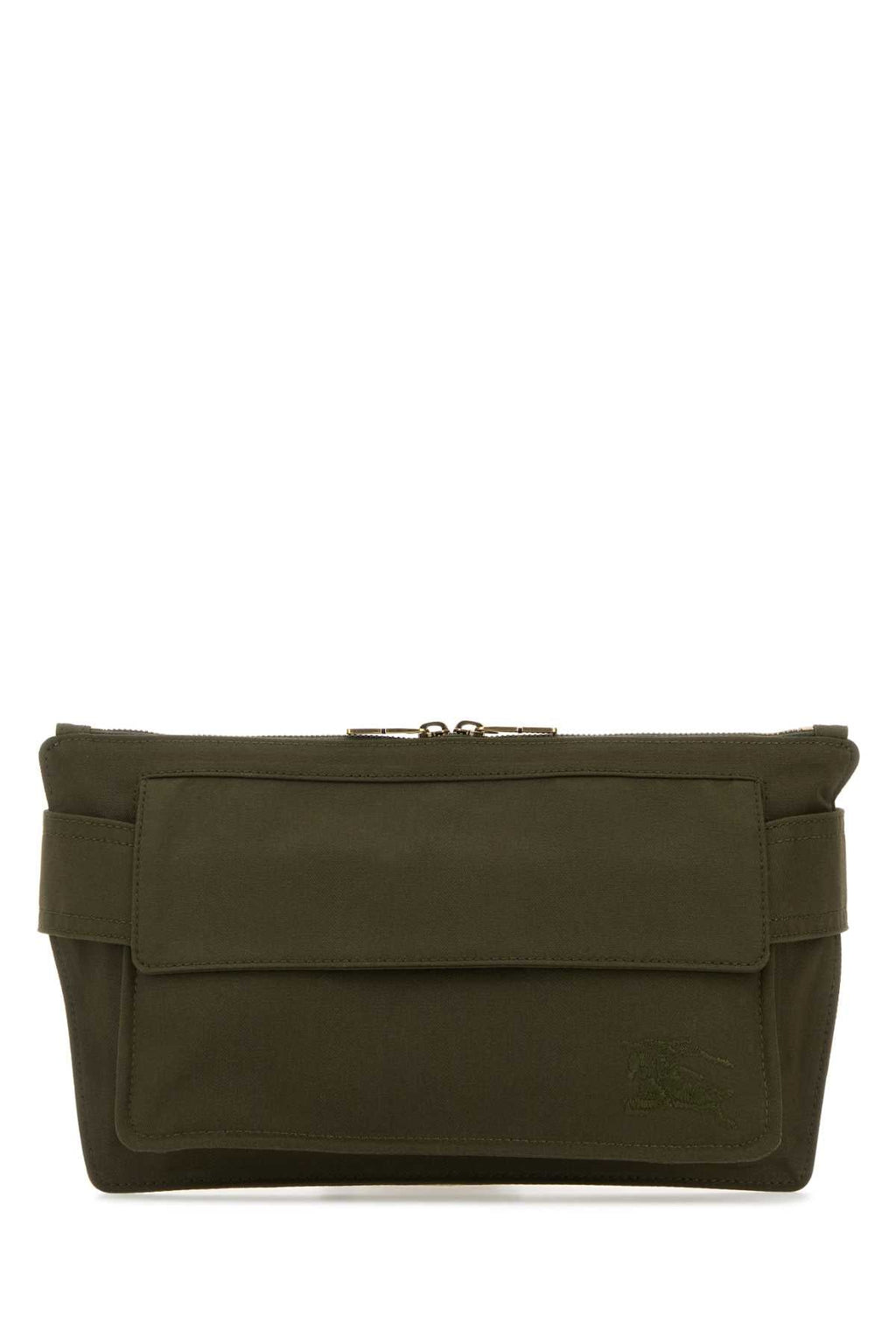 Burberry Men Army Green Canvas Trench Belt Bag
