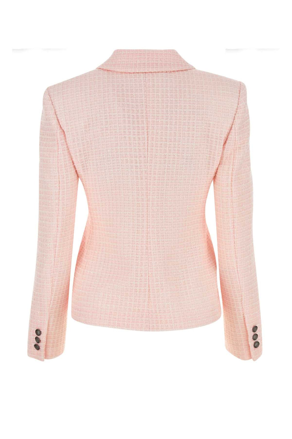 Alessandra Rich Women Light Pink Tweed Blazer